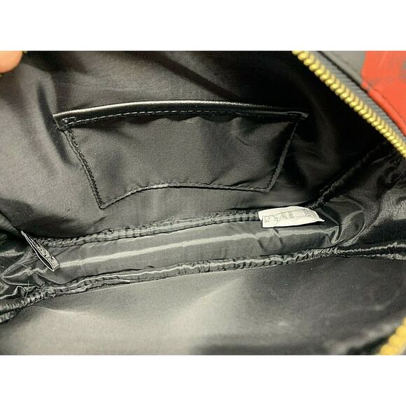 NWT Victoria's Secret Black Red Rose Floral Cross Body Bag Purse w/Gold Chain - Picture 6 of 8